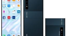 华为新机渲染图曝光：折叠屏手机又一春，垂直折叠