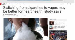 CNN最新报道：改吸电子烟后，烟民的心血管健康显著改善