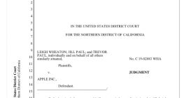 苹果赢得iTunes数据隐私案终审：法官驳回集体诉讼