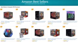 美亚CPU销量榜：AMD锐龙独揽前四、TOP10占据8席