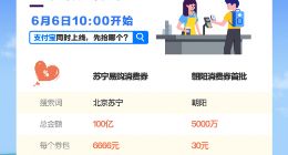 北京市朝阳区将通过支付宝发放超亿元消费券 全北京都能领取