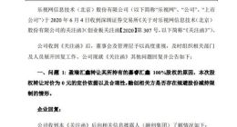 乐视网：受让方致新云网与融创、盈瑞汇鑫无关联关系