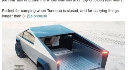 马斯克肯定用户建议 Cybertruck 或将采用可折叠后车窗