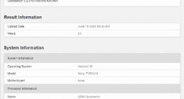 Xperia 5 Ⅱ？索尼骁龙865新机曝光：带鱼屏/8G内存