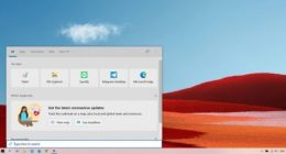 微软 Win10 搜索 UI 界面测试天气磁贴
