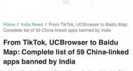 外媒：印度宣布禁用59款中国应用 包括TikTok和微信微博