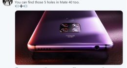 外媒曝华为Mate 40系列新特性：将配备顶尖对称式双扬声器