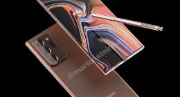 三星Galaxy Note20 Ultra古铜配色渲染图曝光：高贵典雅 屏占比惊人