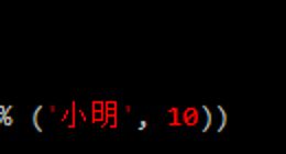 云计算开发学习笔记：Python字符串格式化