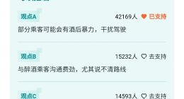 嘀嗒顺风车再推合乘新规：顺风车主遇醉酒乘客独自乘车可拒绝合乘