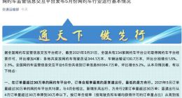 5月共15家网约车平台订单量超30万单 厦门订单合规率最高