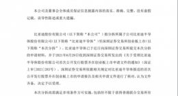 比亚迪：比亚迪半导体创业板IPO申请获深交所受理