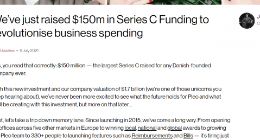 金融科技独角兽Pleo获1.5亿美元融资 贝恩资本和Thrive Capital参与投资