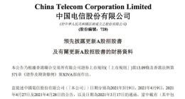中国电信：预计今年上半年净利润同比增长约26%至28%