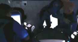 贝索斯太空之旅舱内画面曝光！与82岁传奇女飞行员兴奋拥抱