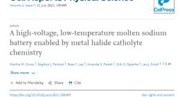美科学家研发新型熔盐电池 有望更低温且廉价地实现电网级储能