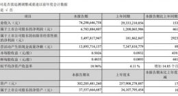 TCL科技：上半年归母净利润为67.84亿元 同比增长461.55%
