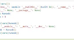 云计算开发：Python内置函数-vars() 函数详解