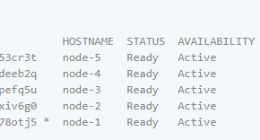 云计算核心技术Docker教程：Docker Swarm 模式管理集群列出节点