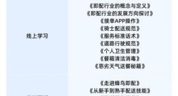 饿了么推广网约配送员职业培训 “学成”骑手将获现金补贴