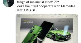 Realme GT Neo2或推出奔驰AMG GT联名款：下半年最潮酷外观