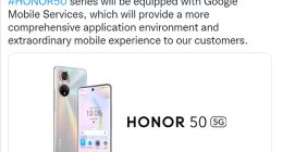 官宣！荣耀与谷歌恢复合作 荣耀50系列将搭载GMS