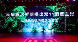 天猫：将致力于打造一届低碳双11