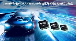 瑞萨电子扩展28纳米跨域汽车微控制器阵容