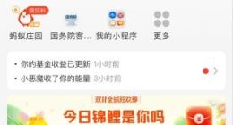 支付宝内测App首页智能服务卡片功能 有望面向景区行业开放
