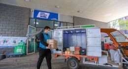 双11 菜鸟驿站在全国100个城市的大部分站点实现了按需求送货上门