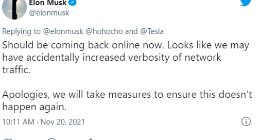 数百特斯拉车主因断网被锁车外 马斯克：将确保此类事件不再发生