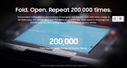 三星晒新一代OLED屏：20万次折弯折不损坏、折叠半径1.4R