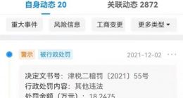 新东方涉税务问题被罚18万