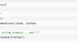 云计算开发：Python3-maketrans()方法详解