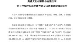 元宇宙概念股美盛文化连收6个涨停板 独董连夜查证核实实控人存在资金占用
