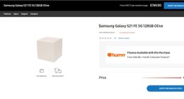 三星Galaxy S21 FE海外上架：骁龙888加持 提供6/8GB双版本