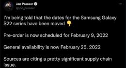 三星Galaxy S22系列可能会延迟发售：原因可能还是它！