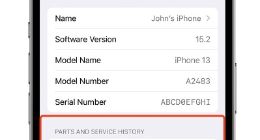 iOS 15.2实用新功能：可以查看iPhone是否换过电池屏幕等零件
