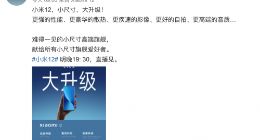 全力狙击苹果iPhone 小米12/12X联手打造小尺寸安卓高端旗舰
