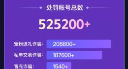 快手12月份打击宠粉、私单交易等诈骗类帐号52万个