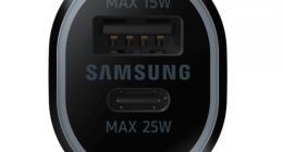 三星全新车载充电器曝光：双口设计 最高 25W