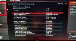 部分用户 AMD 芯片启用 fTPM，会导致 Win11 性能明显下降，游戏卡顿