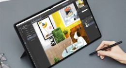 三星Galaxy Tab S8真机实拍图曝光：14.6英寸超大刘海屏吸睛