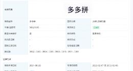 拼多多申请多多拼商标获批