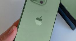 iPhone 13 Pro苍岭绿真机首曝！网友：这次iPhone被渲染图坑惨了