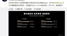 荣耀Magic4核心配置曝光：最强驯龙高手 性能远超iPhone 13 Pro