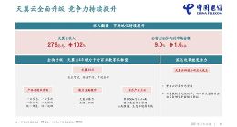 中国电信披露2021年年报 天翼云营收实现三位数增长