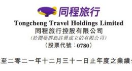 同程旅行2021年营收75.4亿元 同比增长27.1%