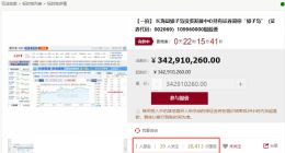 有1人报名参加獐子岛1.1亿股股权拍卖