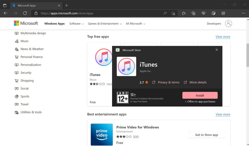 不怕尴尬了,微软 Win11 商店 Web 版终于显示应用“最后更新”日期